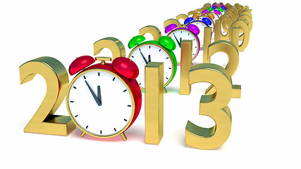 Image showing New year 2013