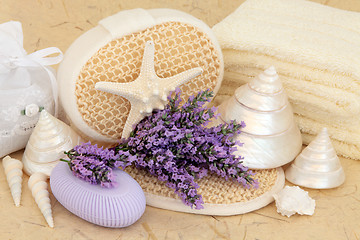 Image showing Lavender Flower Spa