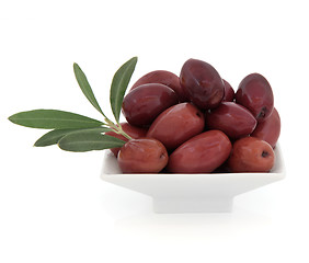 Image showing Black Olives