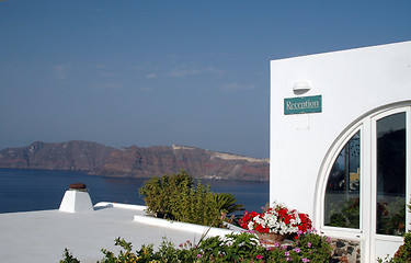 Image showing incredible view greek islands