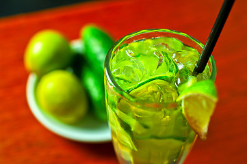 Image showing cucumber lemonade