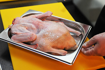 Image showing Raw duck