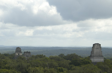 Image showing temple III tikal