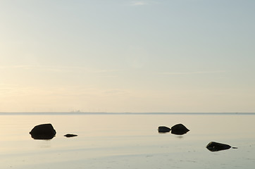 Image showing Black rocks