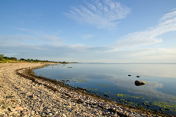 Image showing Summer coastline