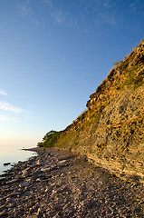 Image showing Sunny cliff