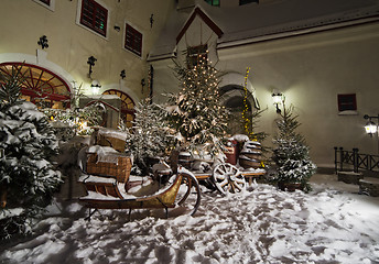 Image showing Christmas Decor. Posted by snow sleds.