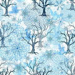 Image showing Winter seamless pattern