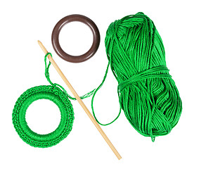 Image showing Accessories for knitting