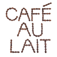 Image showing Cafe au Lait Sign