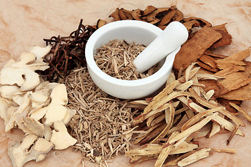 Image showing Chinese Herbal  Medicine