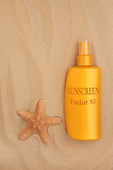 Image showing Factor Fifty Sunscreen