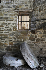 Image showing Millstones in the Abandoned Mill
