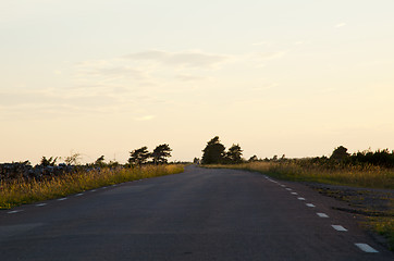 Image showing Road in evening