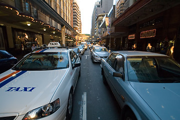 Image showing Sydney CBD traffic