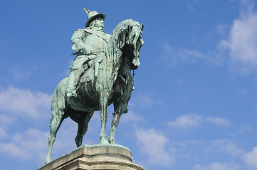 Image showing King Charles X's statue in Malmo