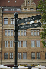 Image showing Signpost in Malmo, Sweden