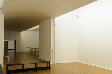 Image showing Empty art gallery room