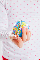 Image showing Holding world in your hand