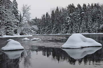 Image showing River in winter