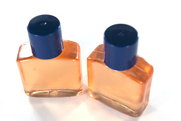 Image showing Shampoo bottles