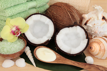 Image showing Coconut Spa Treatment