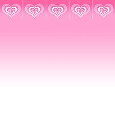 Image showing Background with space for text with abstract hearts