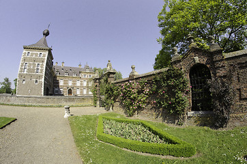 Image showing Eijsden Castle and its Vegetation in May