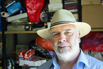 Image showing Italian Farmer in his House