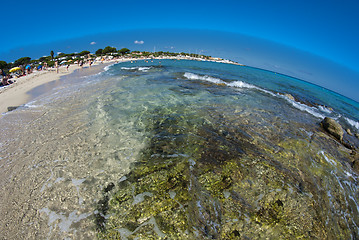 Image showing Crystal Waters of Corsica Coast, France