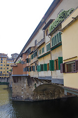 Image showing Ponte Vecchio Architectural Detail - Old Bridge in Florence