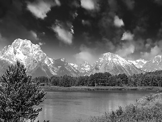 Image showing Landscape of Grand Teton National Park - USA