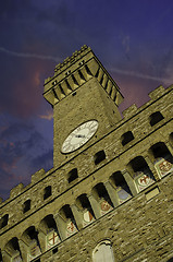 Image showing Bottom-Up view of Piazza della Signoria in Florence