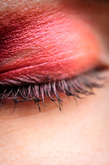 Image showing Eye of a woman closeup