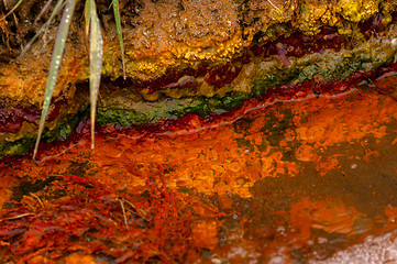 Image showing Polluted water flowing