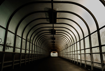 Image showing Hallway with brigh light