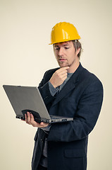 Image showing Young man in business suit