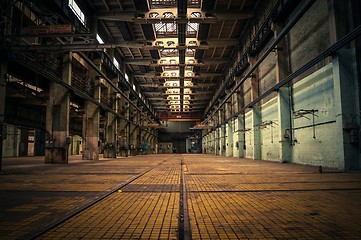 Image showing An abandoned industrial interior