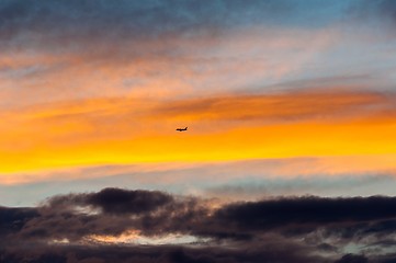 Image showing Dramatic sky with clouds