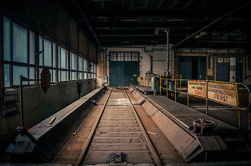 Image showing An abandoned industrial interior