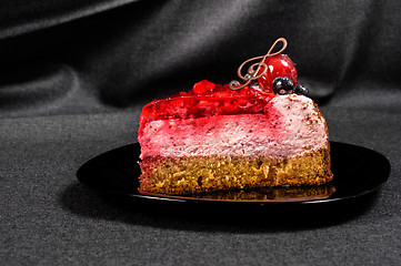 Image showing Closeup of a delicious dessert