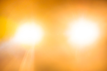 Image showing Car Headlights of a car