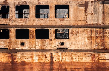 Image showing Photo of an industrial ship