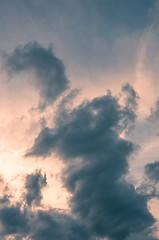 Image showing Blue sky with clouds