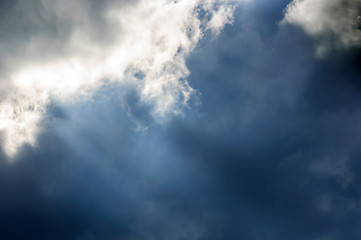 Image showing Deep blue sky