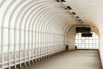 Image showing Hallway with brigh light