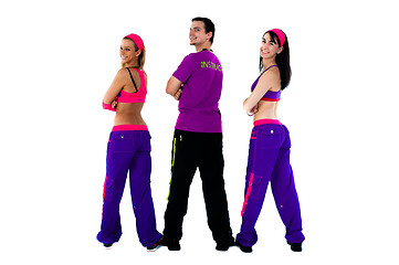 Image showing A group of dance instructors