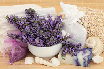 Image showing Lavender Herb Spa