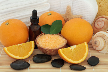 Image showing Orange Aromatherapy Spa