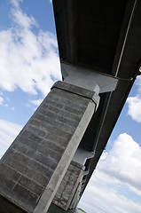 Image showing Bridge low angle